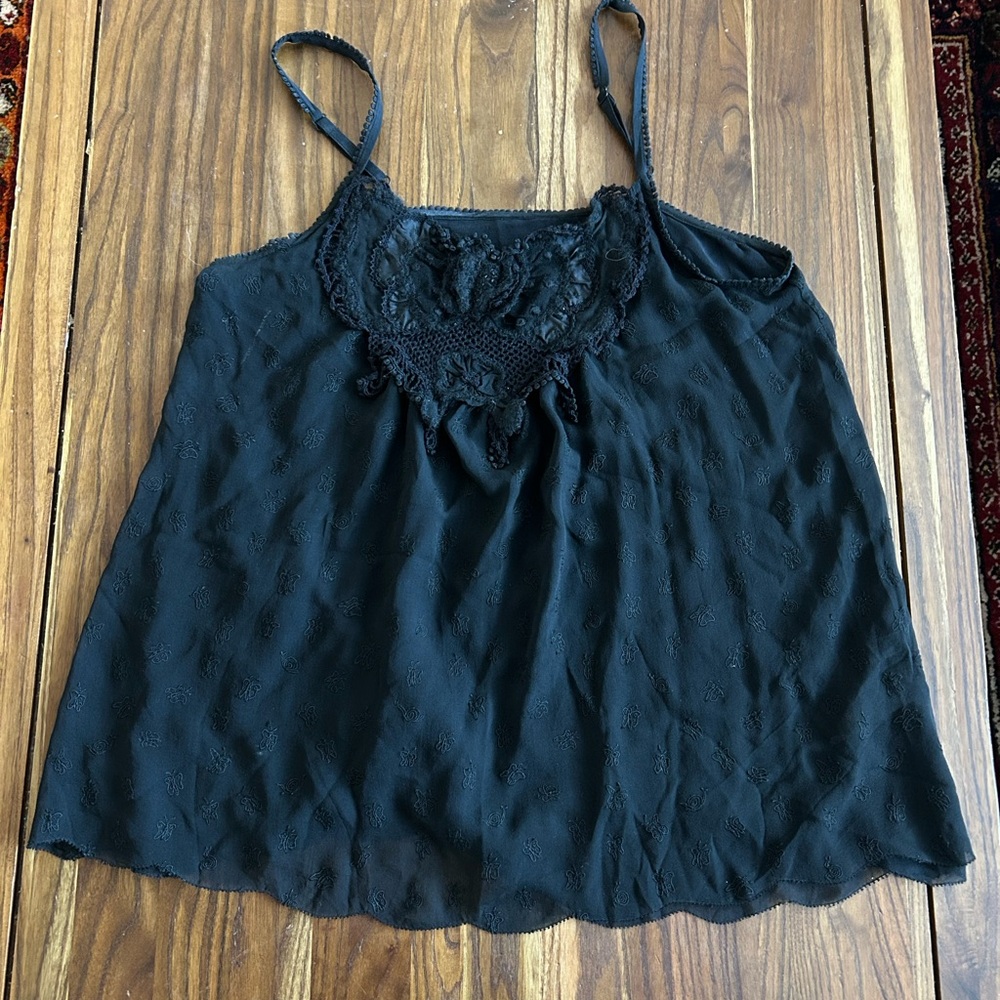 Tsumori Chisato Black Lace Camisole